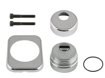 Броненакладка Armadillo (Армадилло) на ЦМ квадрат (от вырывания, 25 мм) ET/ATC-Protector 1-25(SQ) CP-8 Хром box