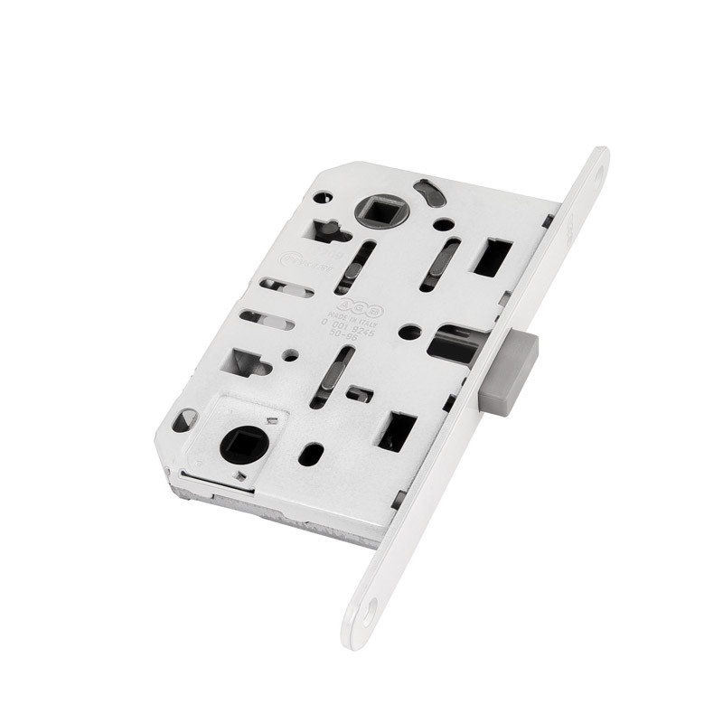 B06102.50.FM.567 AGB (АГБ) Защелка врезная WC (белый) с отв. пл. B02402.05.91 MEDIANA POLARIS