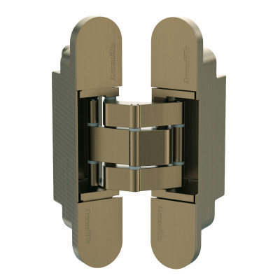 Петля Armadillo (Армадилло) скрытой установки U3D7800.VPG AB бронза TECH