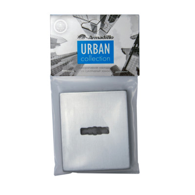 Накладка Armadillo (Армадилло) на сувальдный замок ESC.S-auto.USS/K (PS Protector/USS) CP хром