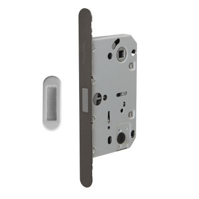 Магнитная Armadillo (Армадилло) защелка WC с ответной планкой GRAVITY.PRO G01.196.50.96 BPVD вороненый никель