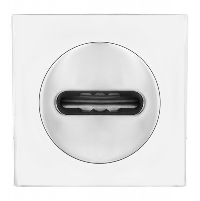 Накладка Fuaro (Фуаро) под сувальдный ключ SC.K.KM52 (SC KM) CP-8 хром