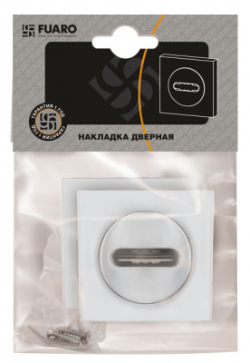 Накладка Fuaro (Фуаро) под сувальдный ключ SC.K.KM52 (SC KM) CP-8 хром