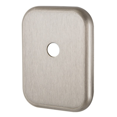 Декоративная Armadillo (Армадилло) Квадратная накладка на цилиндр со штоком BK-DEC SQ (ATC Protector 1) SN-3 Мат.никель