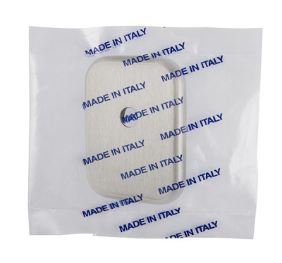 Декоративная Armadillo (Армадилло) Квадратная накладка на цилиндр со штоком BK-DEC SQ (ATC Protector 1) SN-3 Мат.никель