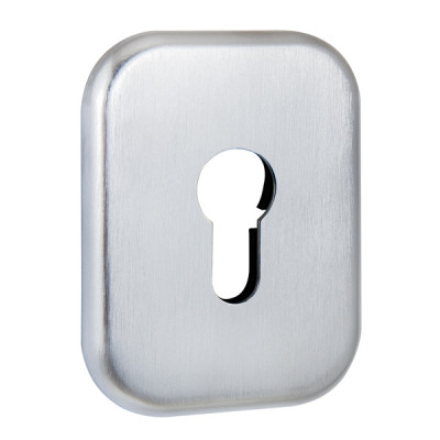 Накладка Fuaro (Фуаро) на цилиндр ESC.C.XL/K.486 (ESC 486-C SQ XL) SSC сатинированный хром (1 шт.)