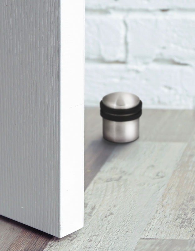 Упор Armadillo (Армадилло) дверной напольный STOPPER/ZA062 (DH062ZA ) SN-3 мат.никель