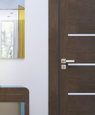 Ручка Armadillo (Армадилло) раздельная K.SQ52.KEA (KEA SQ001) SN-3 матовый никель