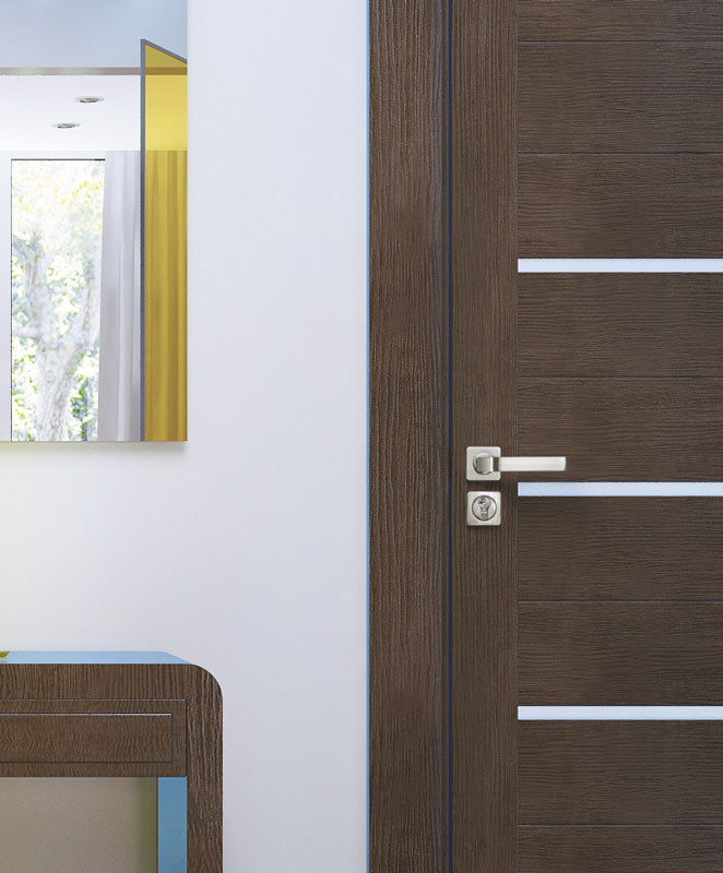 Ручка Armadillo (Армадилло) раздельная K.SQ52.KEA (KEA SQ001) SN-3 матовый никель