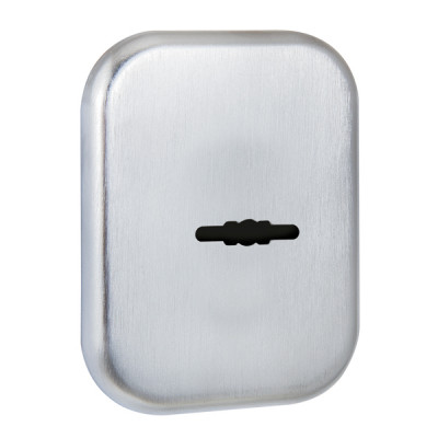 Накладка Fuaro (Фуаро) на сувальдный замок ESC.S.XL/K.486SSC (SC 486-S SQ XL) со шторкой сатинированный хром (1шт)